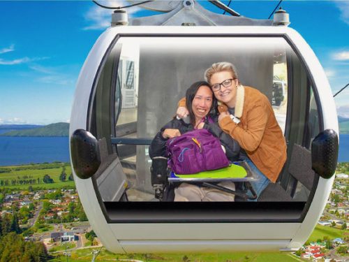 Our community Living Client had the time of her life in Rotorua